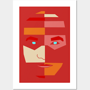 Fractured portrait - Chris Posters and Art